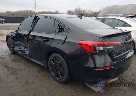 2023 Honda Civic Sport из США, поврежденный, VIN 2HGFE2F56PH520625
